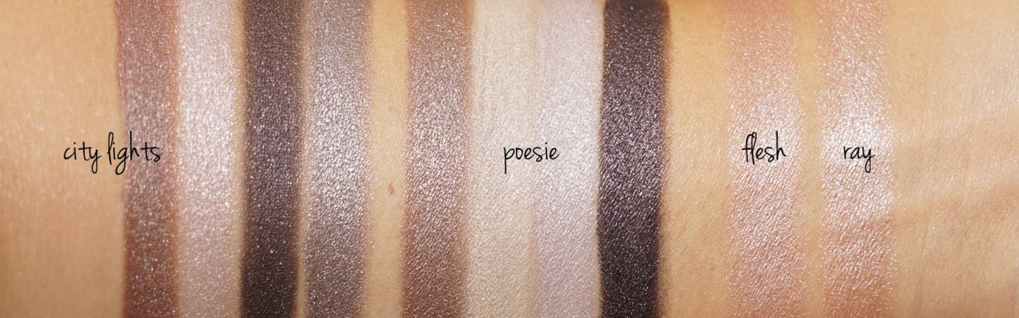 Chanel Les 4 Ombres City Lights vs Poesie, Ombre Premiere in Ray vs Flesh | Skin Glow Find
