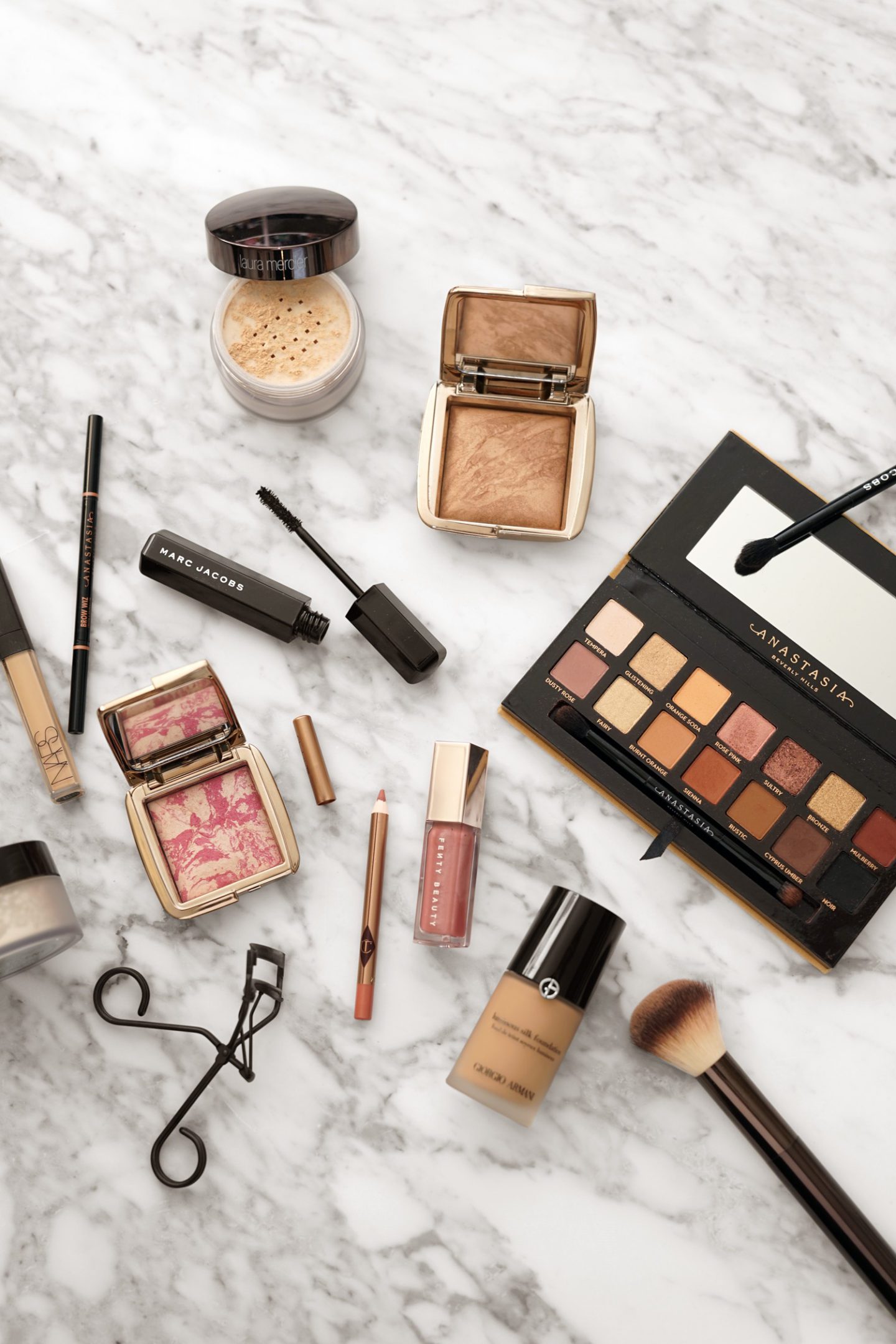 Soft Glam Glowy Makeup with Anastasia Soft Glam, Hourglass Ambient Lighting Bronzer, Fenty Gloss Bomb Fussy | Skin Glow Find