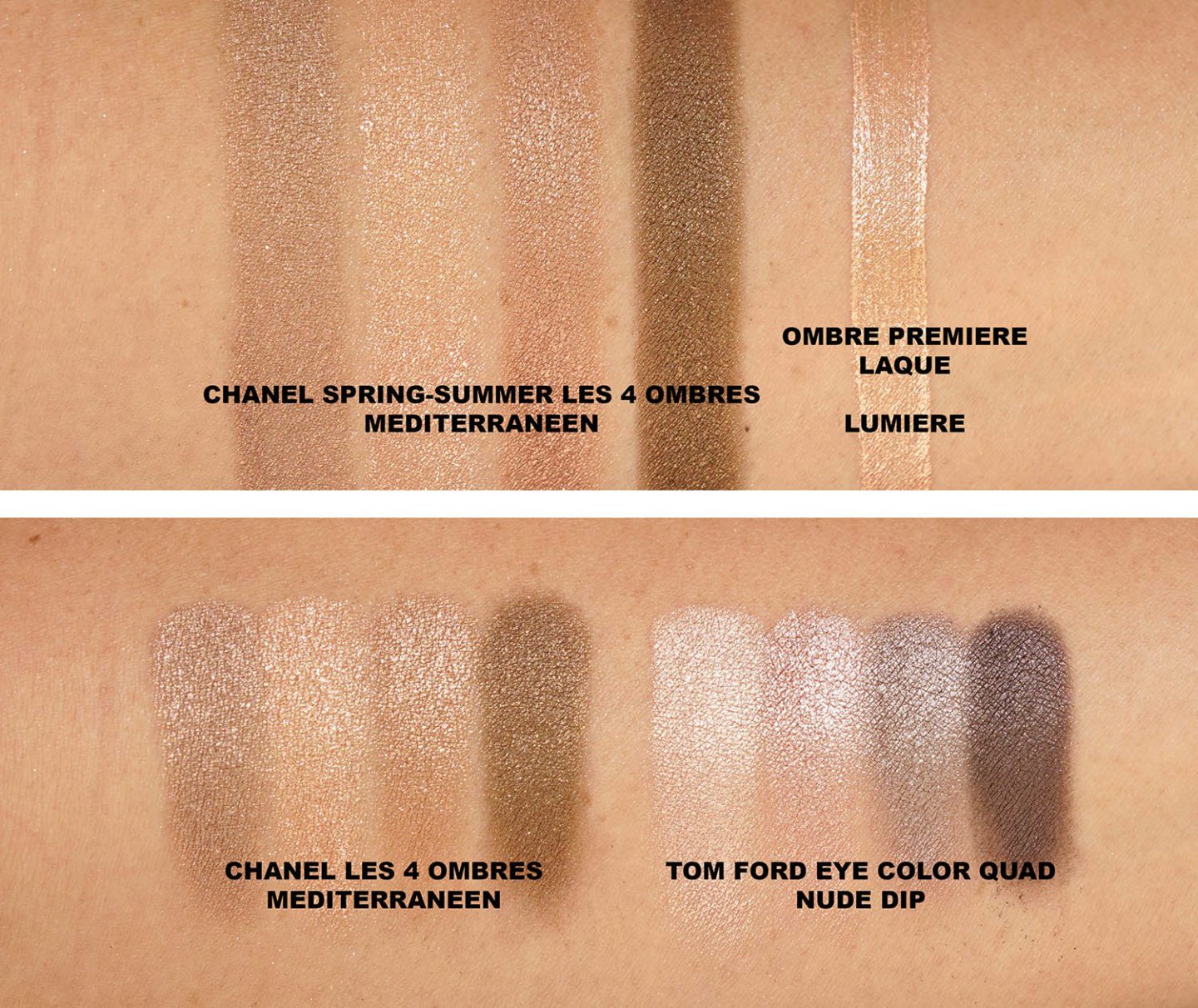 Chanel Les 4 Ombres Mediterraneen and Ombre Premier Laque Lumiere