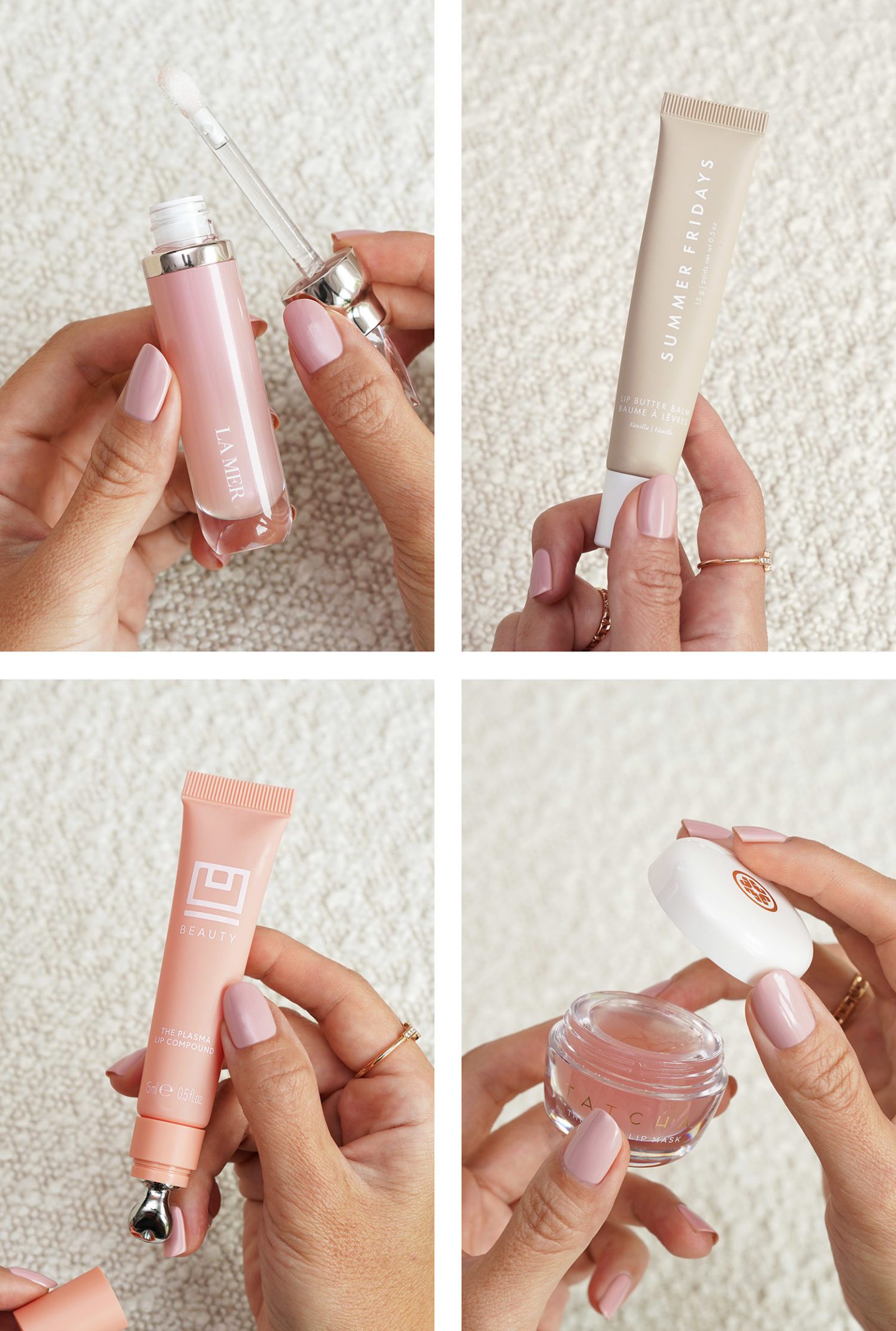 Best Clear Lip Balms La Mer, Summer Fridays, U Beauty, Tatcha