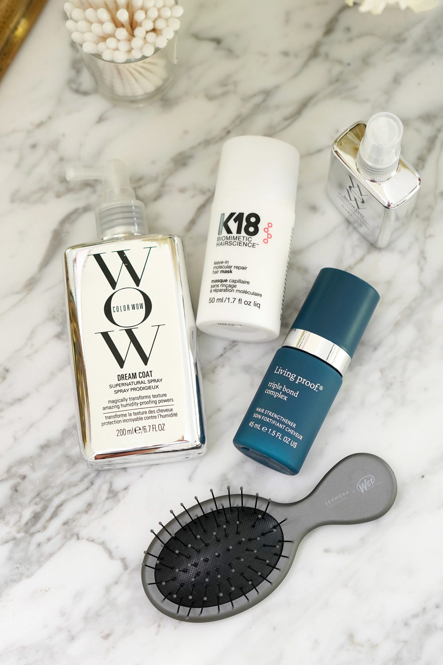 Leave in Hair Masks ColorWow, K18, Living Proof